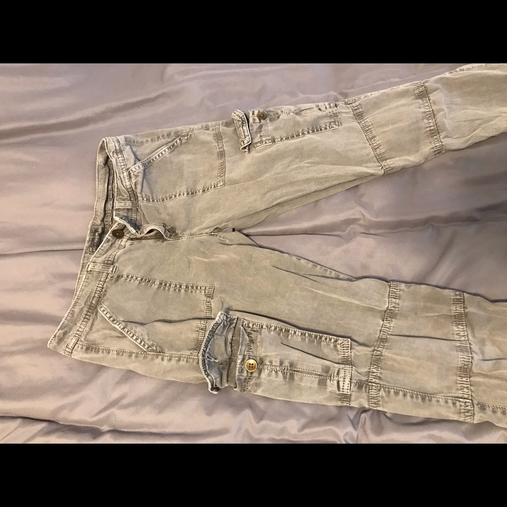 AE size 4 grey combat style skinnies